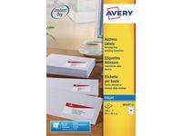 Etikett AVERY QuickDRY 99,1x38,1 350/FP