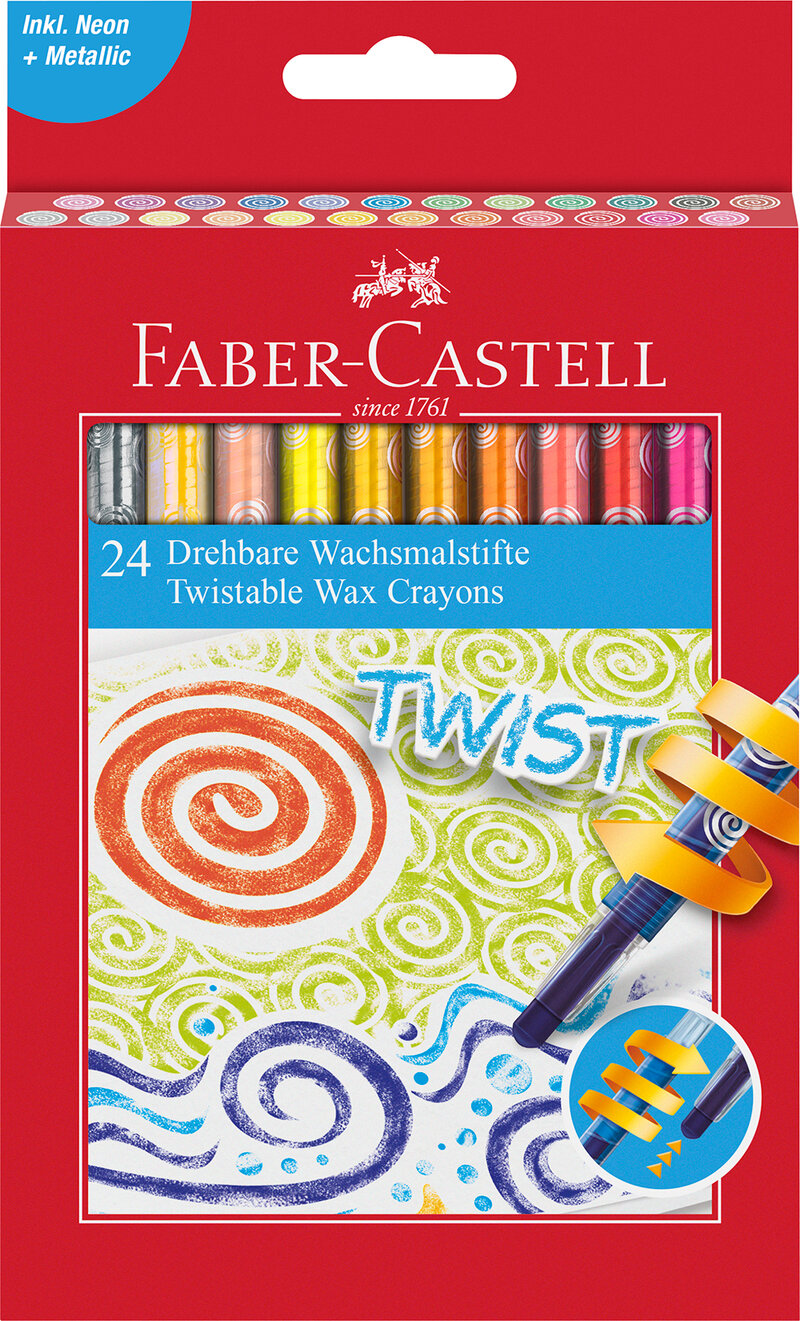 Vaxkritor Twist 24p Faber Castell