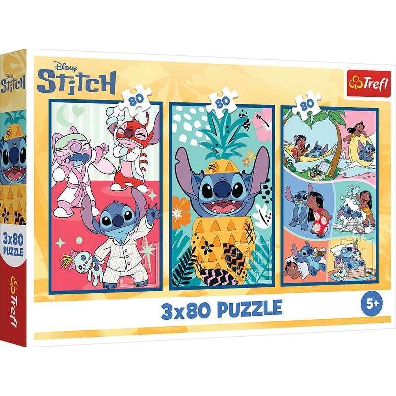 Trefl Disney Stitch 3*80 bitar