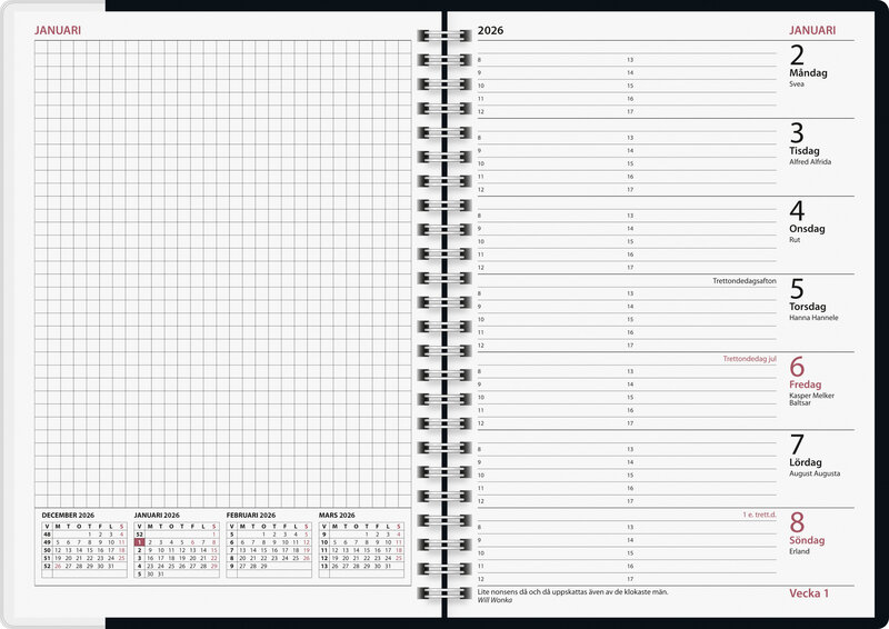 Veckonotes Refill FSC