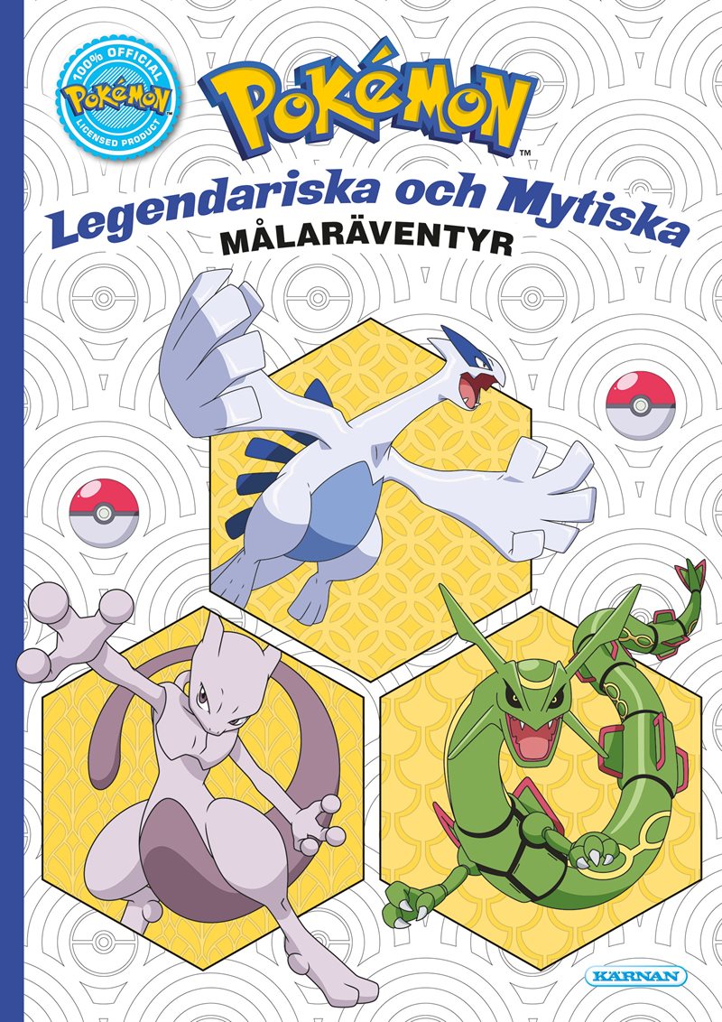 Målarbok Pokemon : legendariska och mytiska målaräventyr