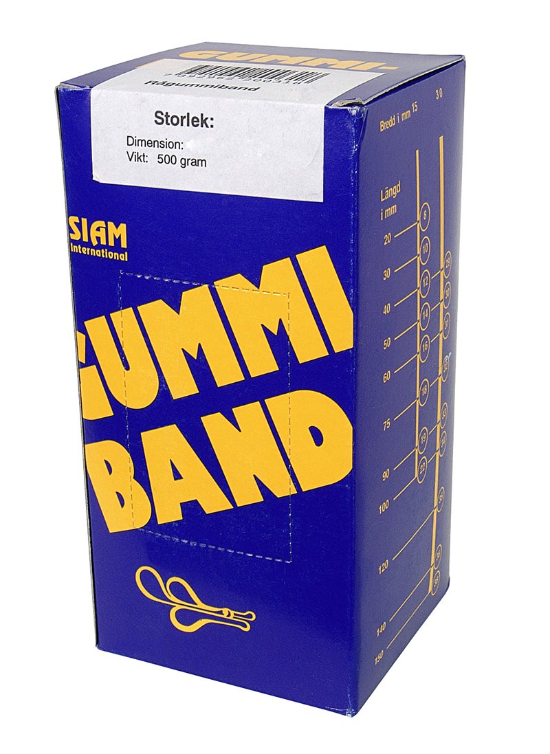 Gummiband nr. 8    20x1,5mm (500g)