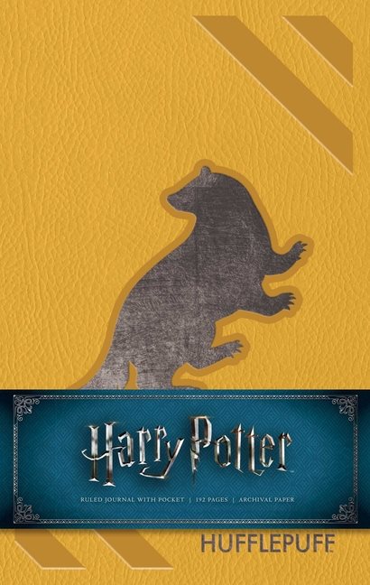 Harry potter hufflepuff hardcover ruled journal - redesign