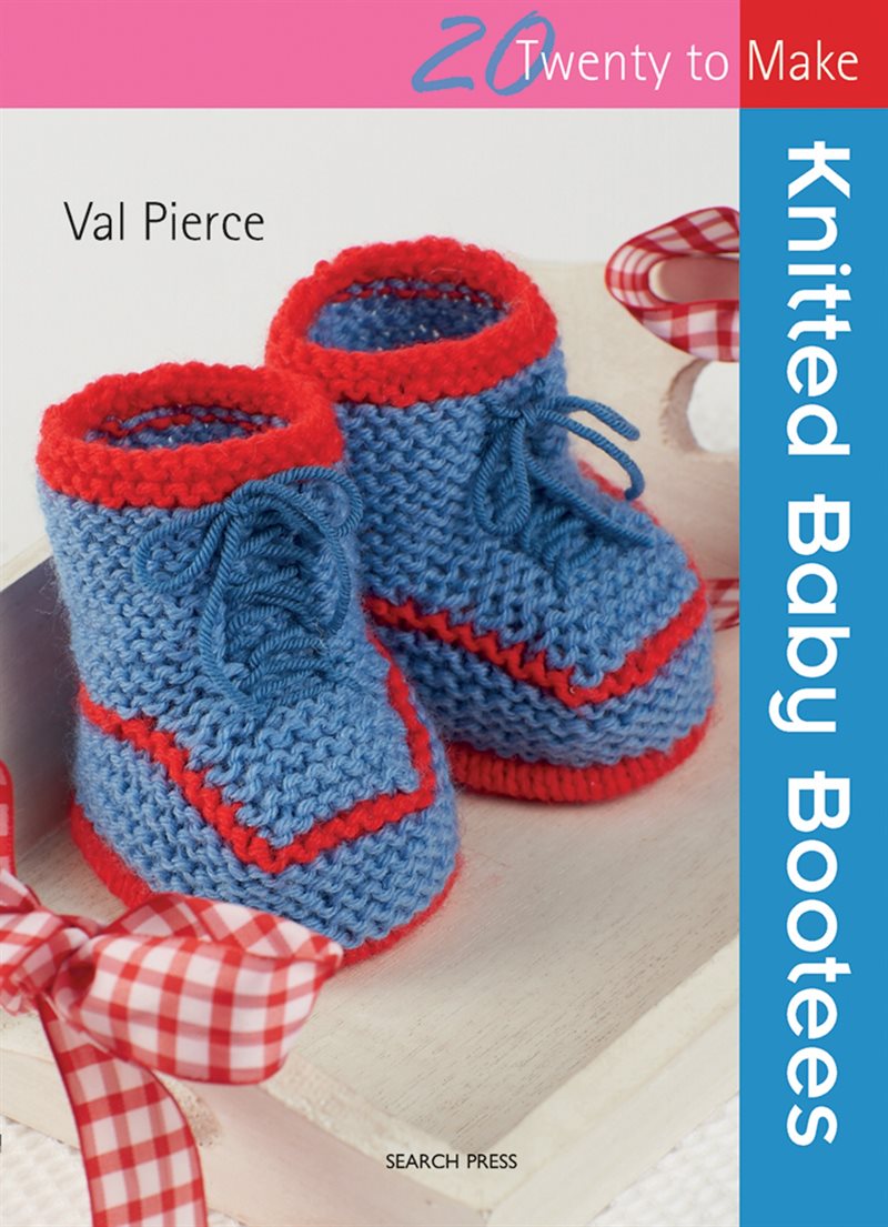 20 to knit: knitted baby bootees