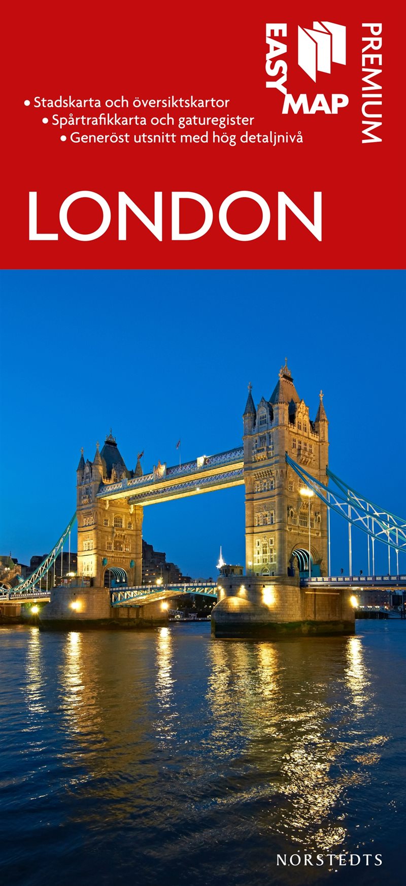 London Premium EasyMap stadskarta : 1:15000