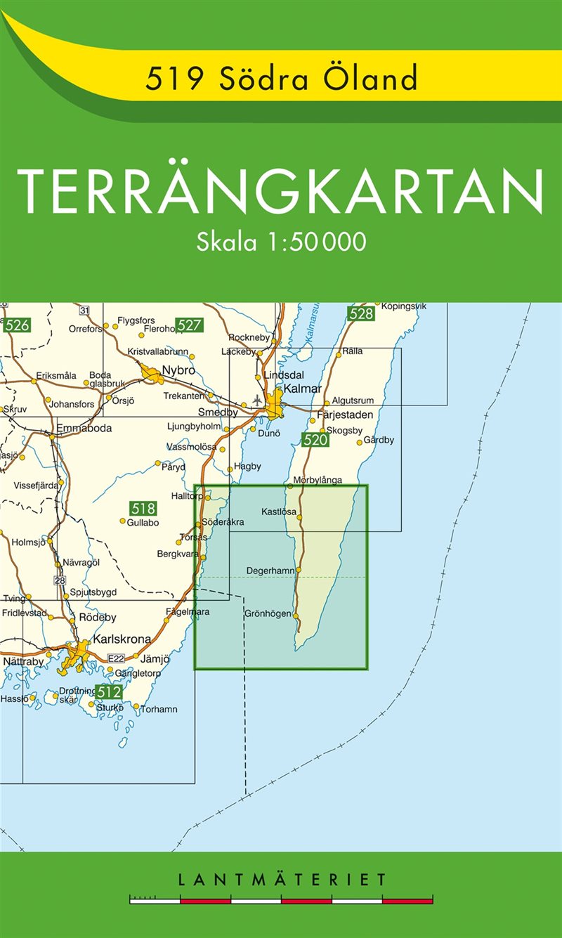 519 Södra Öland Terrängkartan : 1:50000