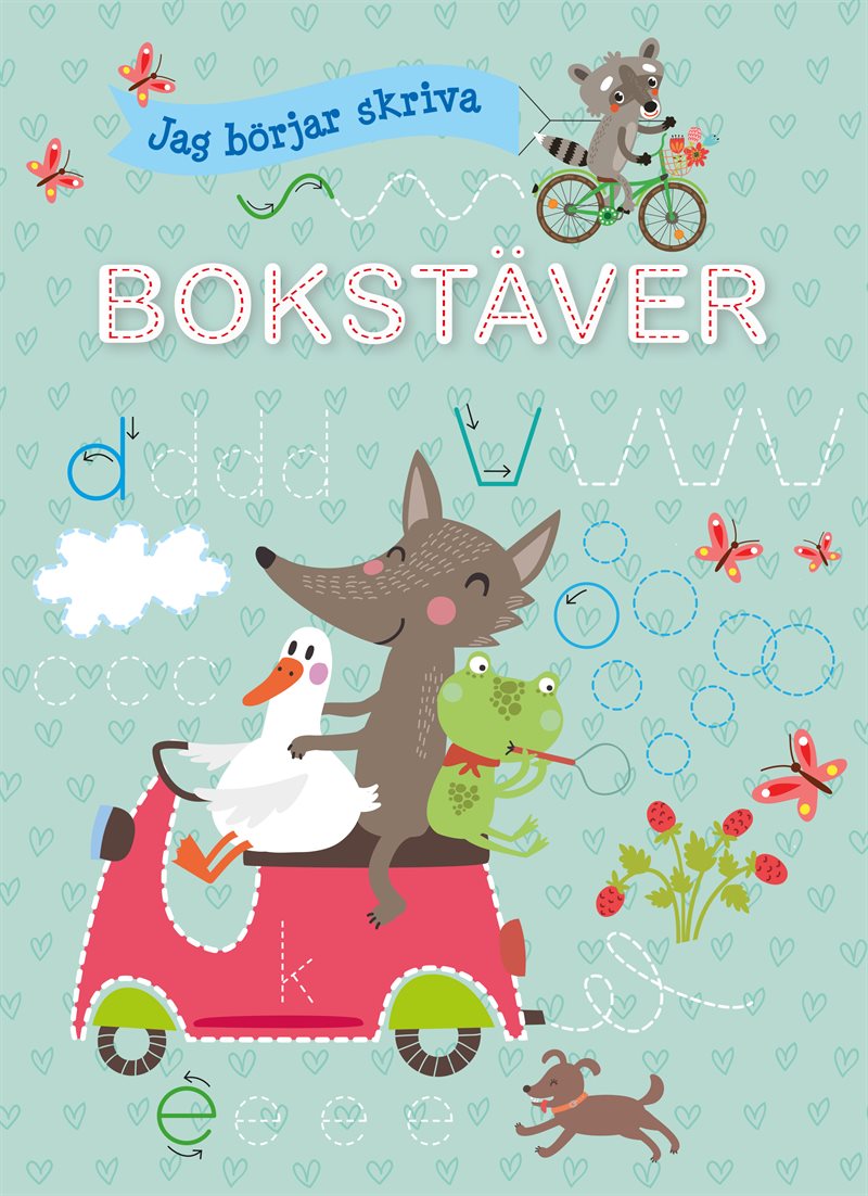 Jag börjar skriva bokstäver