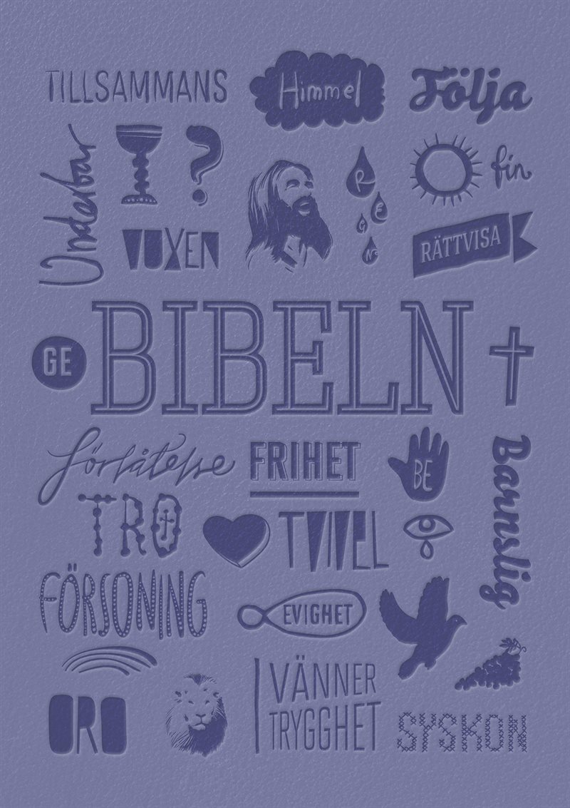 Svenska Folkbibeln 2015 : Slimline Blå Konfirmandbibeln