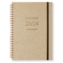 Skolkalender Paperstyle A5 2023-24 Newport vecka/notes Sandy beach