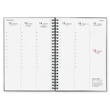 Skolkalender Paperstyle A5 2023-24 Newport vecka /uppslag Dotted Raspberry sorbet