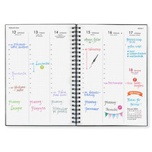 Skolkalender Paperstyle A5 2023-24 Newport vecka /uppslag Dotted Fresh green