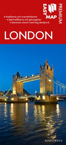 London Premium EasyMap stadskarta : 1:15000